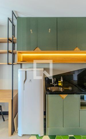 Studio à venda com 22m², 1 quarto e sem vagaCozinha