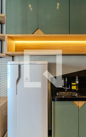 Studio à venda com 22m², 1 quarto e sem vagaCozinha