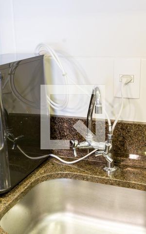 Apartamento para alugar com 34m², 1 quarto e 1 vagaCozinha - pia e torneira