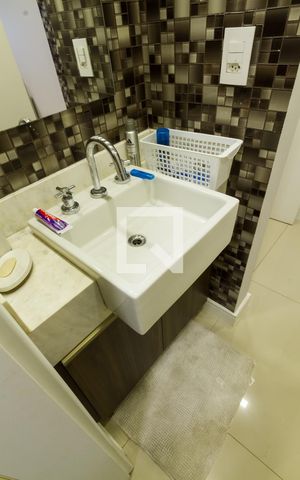Apartamento para alugar com 34m², 1 quarto e 1 vagaBanheiro - pia