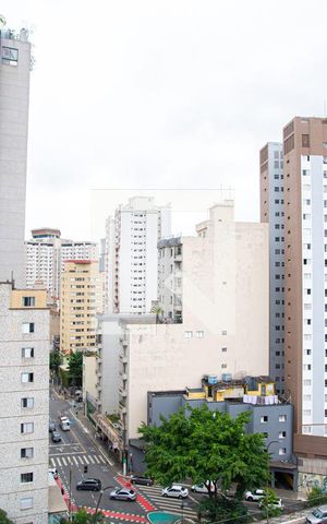 Apartamento para alugar com 33m², 1 quarto e sem vaga Apartamento para alugar com 33m², 1 quarto e sem vagaVista da Varanda da Sala
