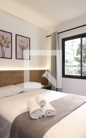 Apartamento para alugar com 29m², 1 quarto e sem vaga Apartamento para alugar com 29m², 1 quarto e sem vagaQuarto