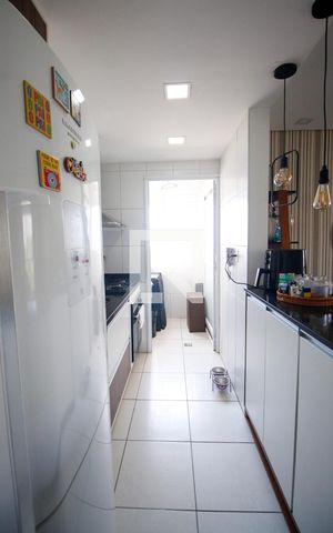 Apartamento à venda com 64m², 3 quartos e 1 vagaCozinha e Área de Serviço