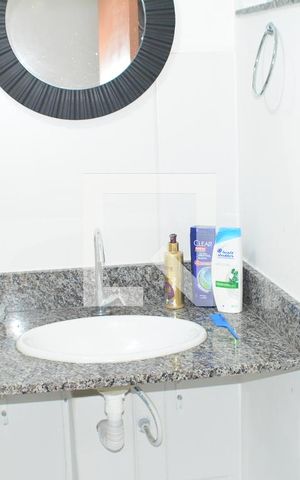Apartamento para alugar com 55m², 2 quartos e 1 vagaBanheiro social