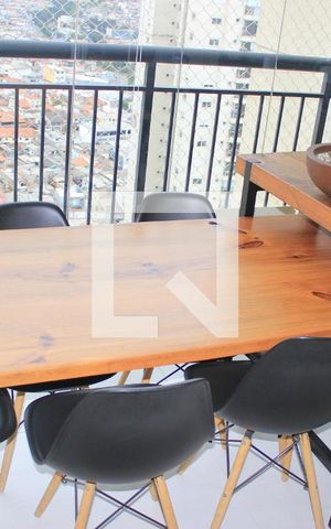 Apartamento à venda com 87m², 2 quartos e 2 vagasVaranda gourmet da sala