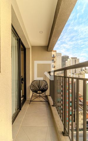 Studio para alugar com 27m², 1 quarto e sem vagaVaranda