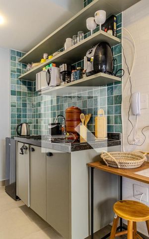 Studio para alugar com 27m², 1 quarto e sem vagaCozinha