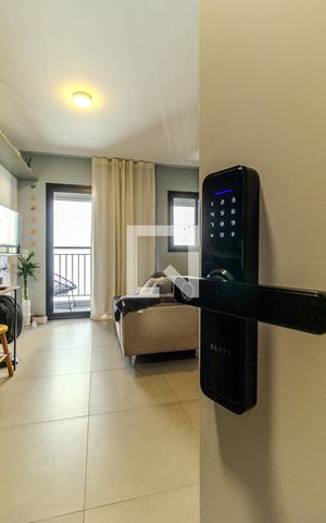 Studio para alugar com 27m², 1 quarto e sem vagaFechadura Eletrônica