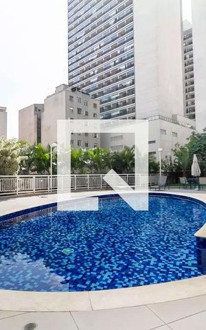 Apartamento para alugar com 36m², 1 quarto e 1 vaga Apartamento para alugar com 36m², 1 quarto e 1 vagaÁrea comum - Piscina