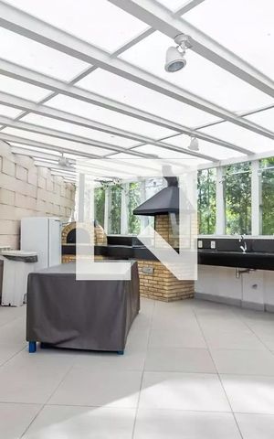 Apartamento para alugar com 36m², 1 quarto e 1 vaga Apartamento para alugar com 36m², 1 quarto e 1 vagaÁrea comum - Churrasqueira