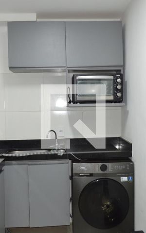 Apartamento à venda com 37m², 2 quartos e 1 vagaCozinha e Área de Serviço