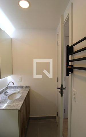 Studio para alugar com 29m², 1 quarto e sem vagaBanheiro da Suíte