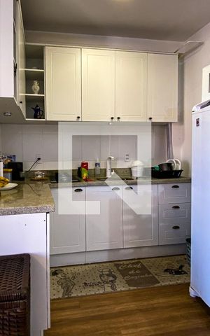 Studio à venda com 27m², 1 quarto e sem vagaCozinha 