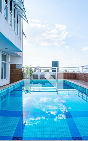 Apartamento para alugar com 36m², 1 quarto e 1 vaga Apartamento para alugar com 36m², 1 quarto e 1 vagaÁrea comum - Piscina