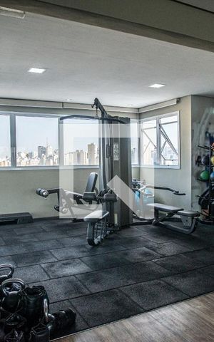 Apartamento para alugar com 36m², 1 quarto e 1 vaga Apartamento para alugar com 36m², 1 quarto e 1 vagaÁrea comum - Academia