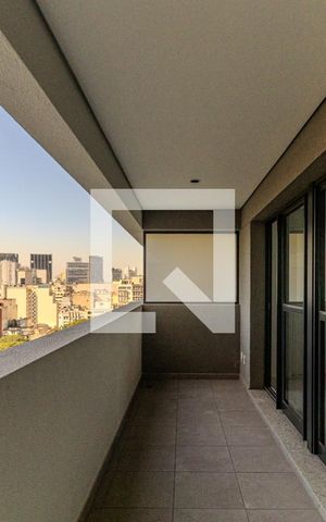 Studio à venda com 41m², 1 quarto e sem vagaVaranda