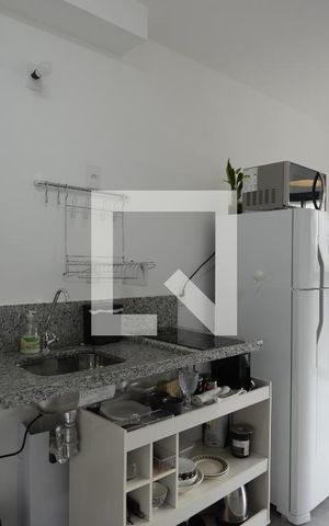 Studio à venda com 28m², 1 quarto e sem vagaCozinha