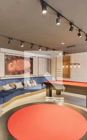 Studio para alugar com 32m², 1 quarto e sem vaga Studio para alugar com 32m², 1 quarto e sem vagaSalão de Jogos