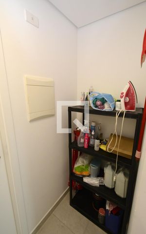 Apartamento para alugar com 38m², 1 quarto e 1 vagaDetalhe da cozinha
