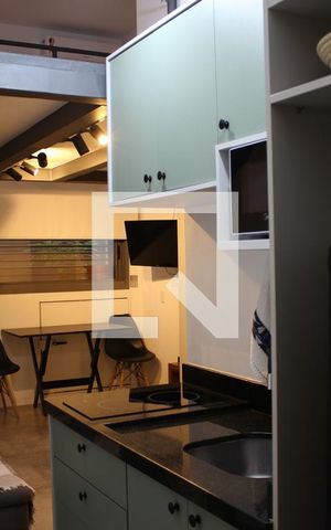 Studio para alugar com 23m², 1 quarto e sem vagaCozinha