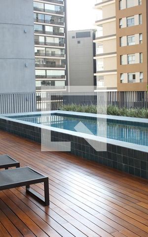 Studio para alugar com 23m², 1 quarto e sem vagaPiscina
