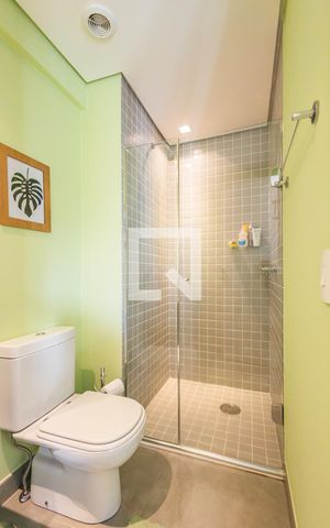 Apartamento para alugar com 50m², 1 quarto e 1 vaga Apartamento para alugar com 50m², 1 quarto e 1 vagaBanheiro da Suíte