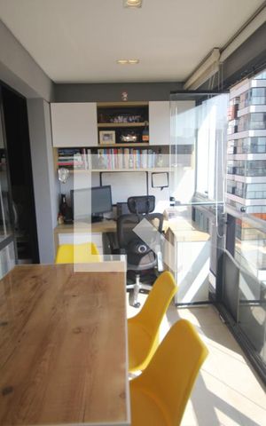Studio à venda com 40m², 1 quarto e 1 vagaVaranda gourmet