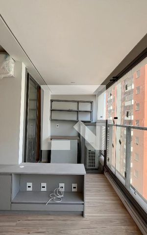 Apartamento para alugar com 37m², 1 quarto e 1 vagaVaranda