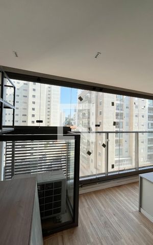 Apartamento para alugar com 37m², 1 quarto e 1 vagaVaranda