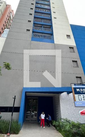 Apartamento para alugar com 37m², 1 quarto e 1 vagaFachada