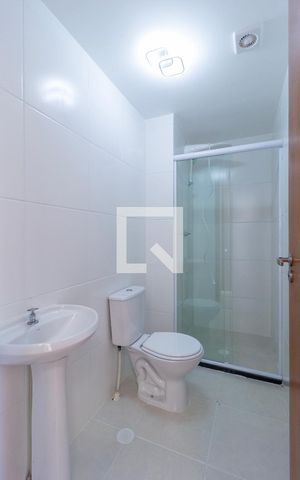 Apartamento para alugar com 33m², 1 quarto e sem vaga Apartamento para alugar com 33m², 1 quarto e sem vagaBanheiro
