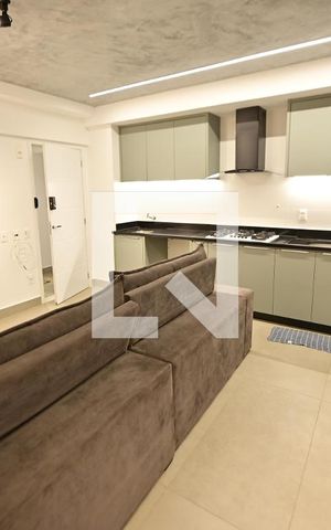 Apartamento para alugar com 44m², 1 quarto e 1 vaga Apartamento para alugar com 44m², 1 quarto e 1 vagaSala