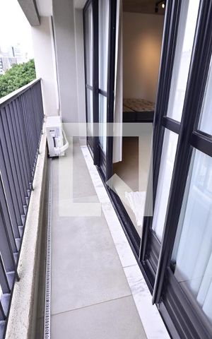 Apartamento para alugar com 44m², 1 quarto e 1 vaga Apartamento para alugar com 44m², 1 quarto e 1 vagavaranda
