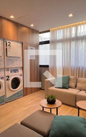 Studio para alugar com 23m², 1 quarto e sem vaga Studio para alugar com 23m², 1 quarto e sem vagaLavanderia