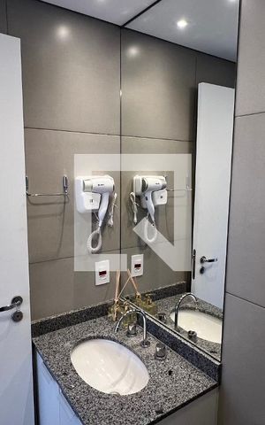 Studio para alugar com 23m², 1 quarto e sem vaga Studio para alugar com 23m², 1 quarto e sem vagaBanheiro da Suíte
