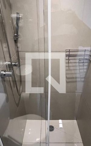 Studio para alugar com 23m², 1 quarto e sem vaga Studio para alugar com 23m², 1 quarto e sem vagaBanheiro da Suíte