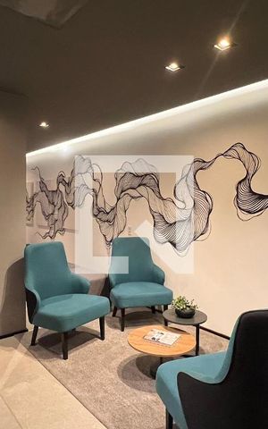 Studio para alugar com 23m², 1 quarto e sem vaga Studio para alugar com 23m², 1 quarto e sem vagaHall de entrada