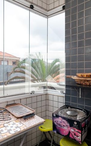 Apartamento à venda com 83m², 3 quartos e 2 vagasVaranda Gourmet