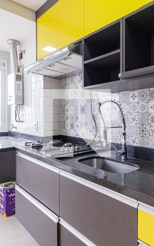 Apartamento à venda com 34m², 1 quarto e 1 vagaCozinha e área de serviço