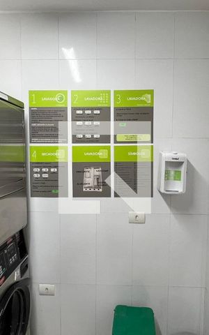 Studio para alugar com 33m², 1 quarto e sem vaga Studio para alugar com 33m², 1 quarto e sem vagaLavanderia