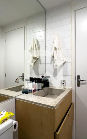 Studio à venda com 35m², 1 quarto e sem vaga Studio à venda com 35m², 1 quarto e sem vagaBanheiro