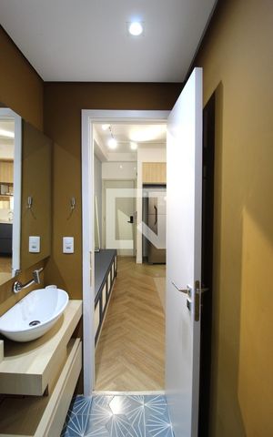 Apartamento à venda com 54m², 1 quarto e 1 vagaBanheiro Social