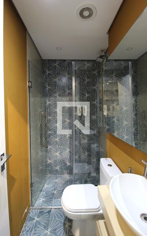 Apartamento à venda com 54m², 1 quarto e 1 vagaBanheiro Social