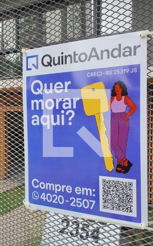 Apartamento à venda com 44m², 1 quarto e 1 vagaPlaquinha