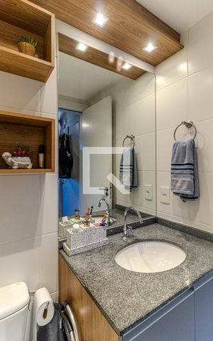 Apartamento à venda com 28m², 1 quarto e sem vagaBanheiro da Suíte