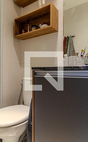 Apartamento à venda com 28m², 1 quarto e sem vagaBanheiro da Suíte
