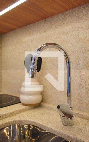 Studio à venda com 24m², 1 quarto e 1 vagaCozinha - Torneira