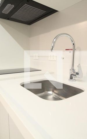 Studio para alugar com 29m², 1 quarto e sem vagaDetalhe da cozinha