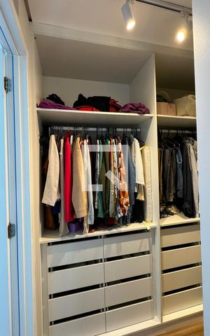 Apartamento para alugar com 110m², 3 quartos e 2 vagasCloset da suíte 1