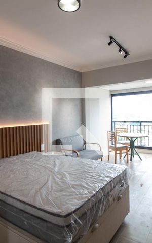 Studio para alugar com 33m², 1 quarto e sem vaga Studio para alugar com 33m², 1 quarto e sem vagaSala - Studio